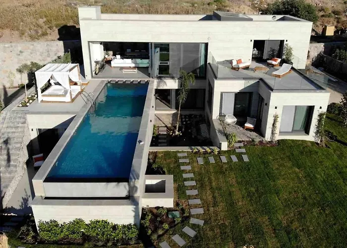 Vistaport A - Luxury With Private Pool And Sea View * 博德鲁姆