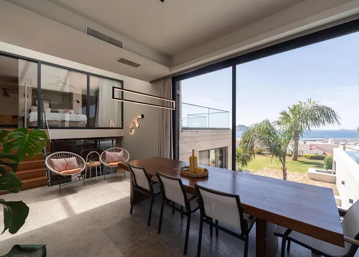 Vistaport A - Luxury With Private Pool And Sea View * 博德鲁姆